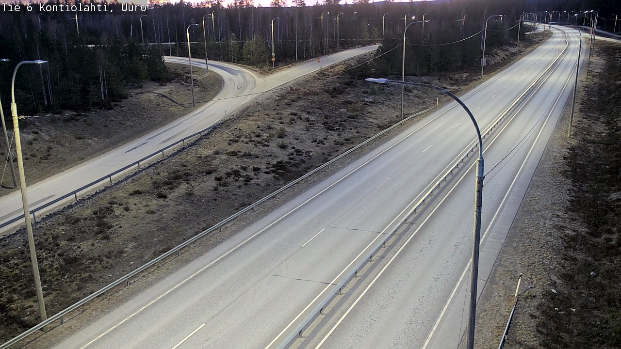 Kelikamerat Kuva Tie 6 Kontiolahti, Uuro, Kontiolahti, Pohjois-Karjala