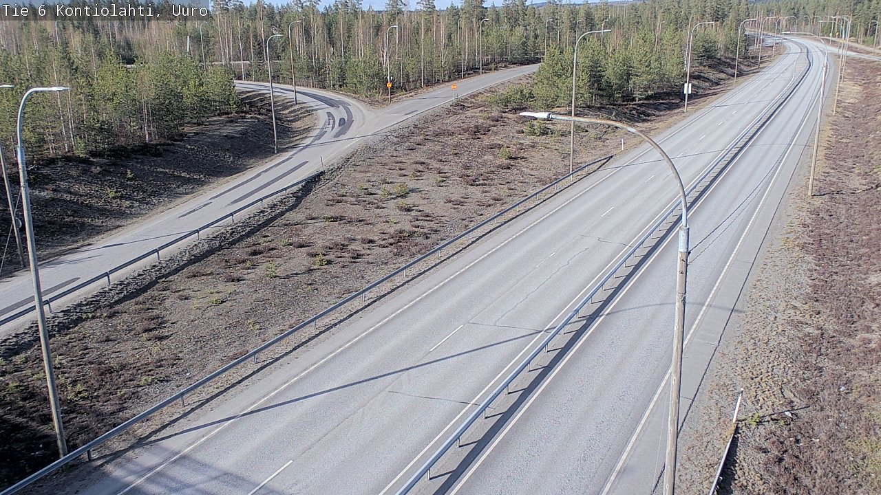 Kelikamerat Kuva Tie 6 Kontiolahti, Uuro, Kontiolahti, Pohjois-Karjala