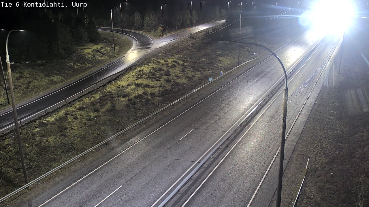 Weather Camera Image Road 6 Kontiolahti, Uuro, Kontiolahti, Pohjois-Karjala
