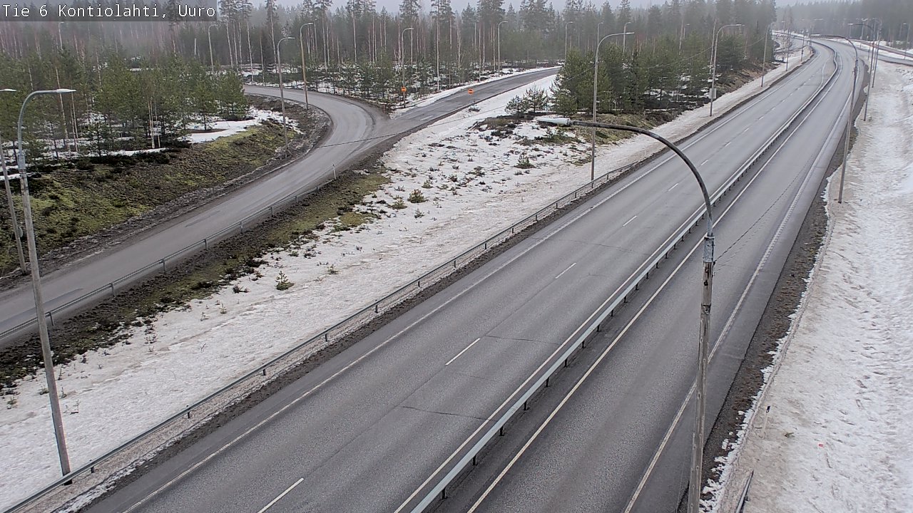 Kelikamerat Kuva Tie 6 Kontiolahti, Uuro, Kontiolahti, Pohjois-Karjala
