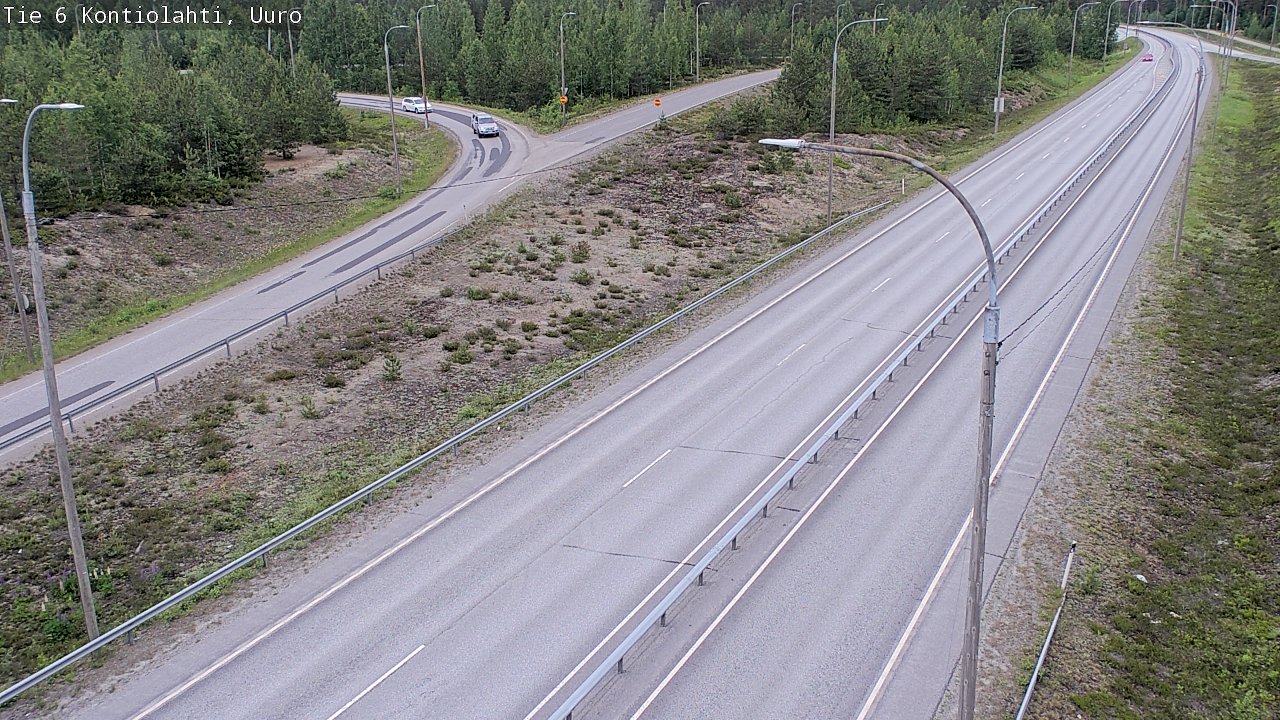 Kelikamerat Kuva Tie 6 Kontiolahti, Uuro, Kontiolahti, Pohjois-Karjala