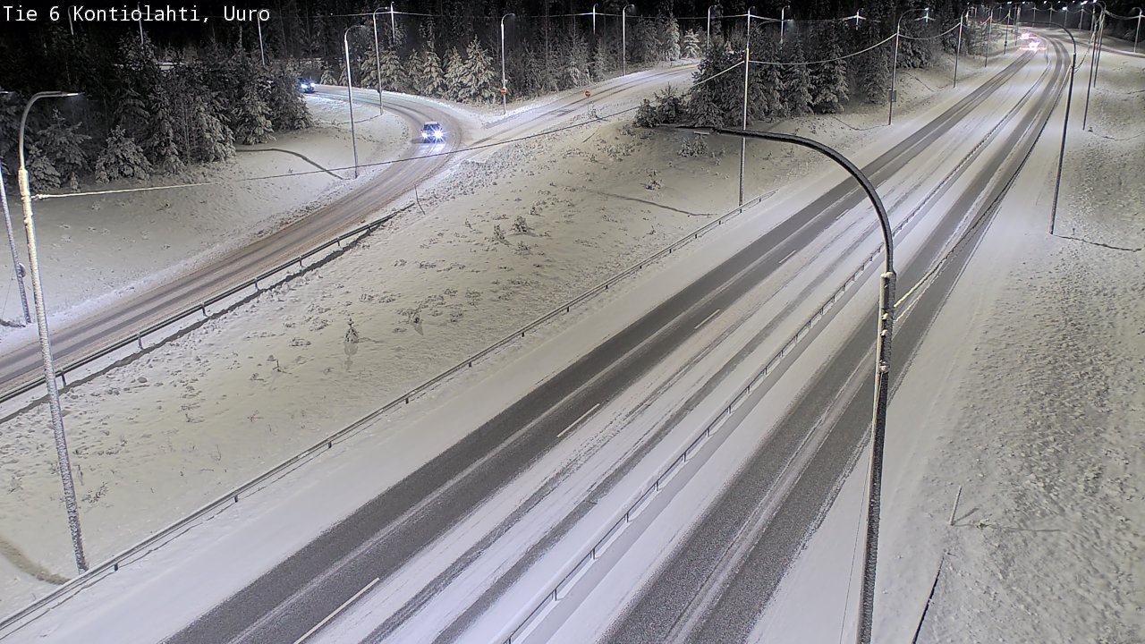 Kelikamerat Kuva Tie 6 Kontiolahti, Uuro, Kontiolahti, Pohjois-Karjala