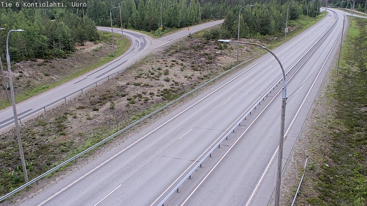 Kelikamerat Kuva Tie 6 Kontiolahti, Uuro, Kontiolahti, Pohjois-Karjala