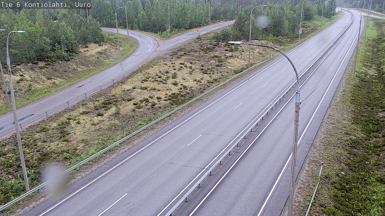 Kelikamerat Kuva Tie 6 Kontiolahti, Uuro, Kontiolahti, Pohjois-Karjala