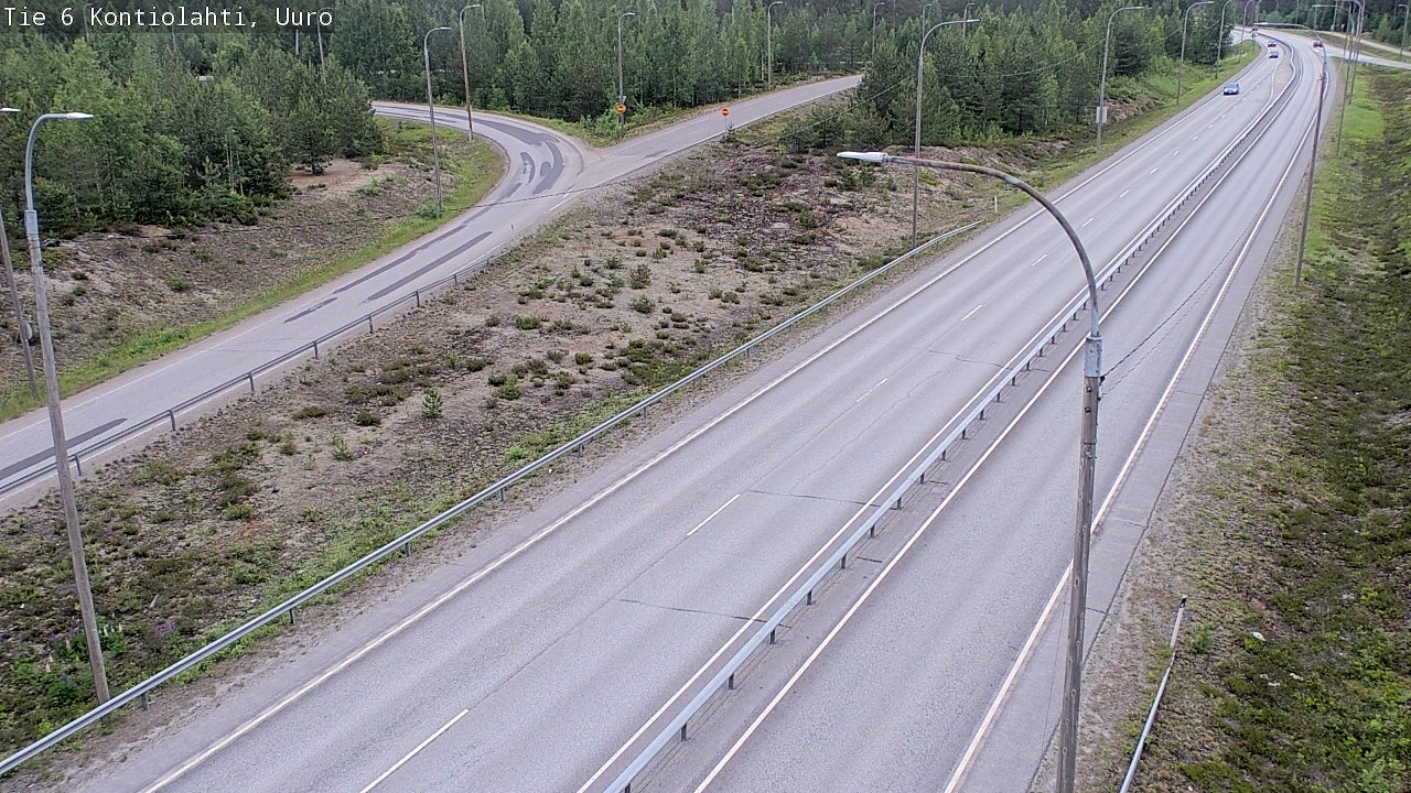 Kelikamerat Kuva Tie 6 Kontiolahti, Uuro, Kontiolahti, Pohjois-Karjala