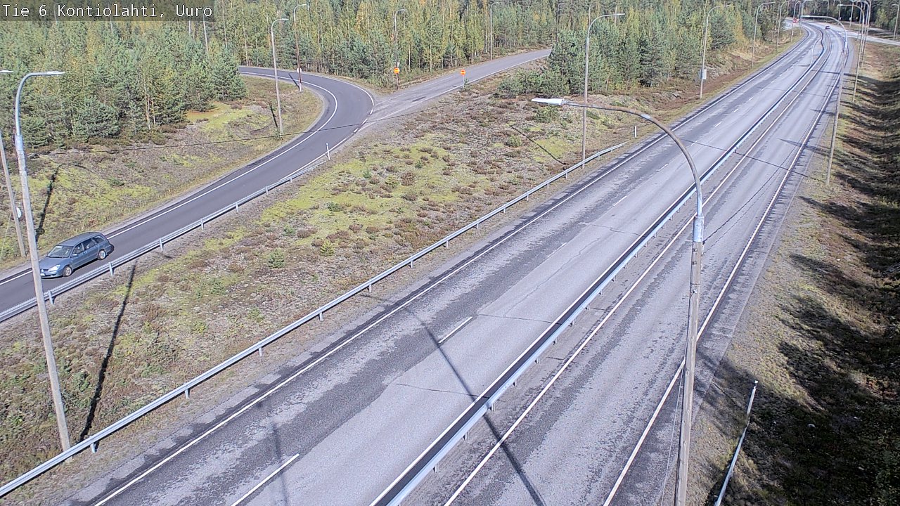 Kelikamerat Kuva Tie 6 Kontiolahti, Uuro, Kontiolahti, Pohjois-Karjala