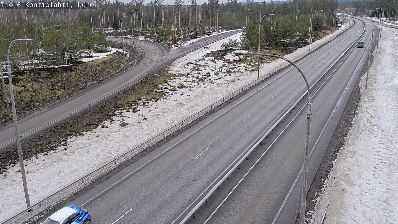 Weather Camera Image Väg 6 Kontiolax, Uuro, Kontiolahti, Pohjois-Karjala