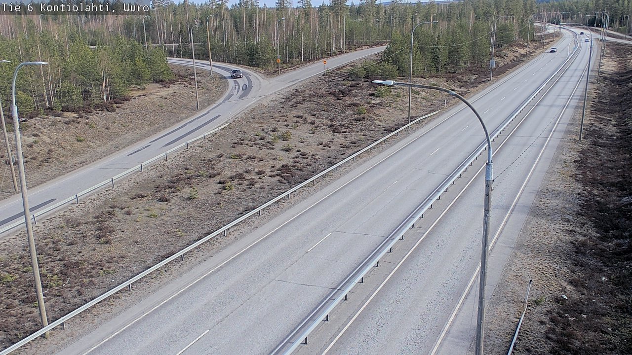Kelikamerat Kuva Tie 6 Kontiolahti, Uuro, Kontiolahti, Pohjois-Karjala