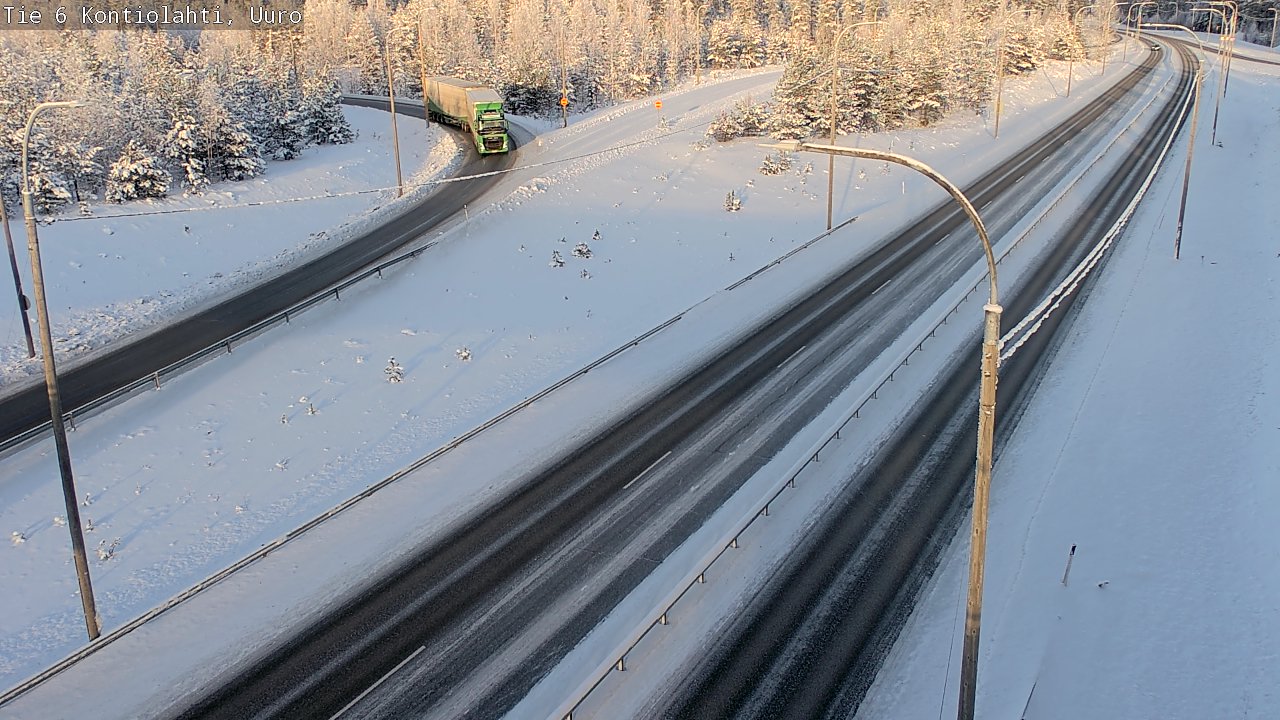 Kelikamerat Kuva Tie 6 Kontiolahti, Uuro, Kontiolahti, Pohjois-Karjala
