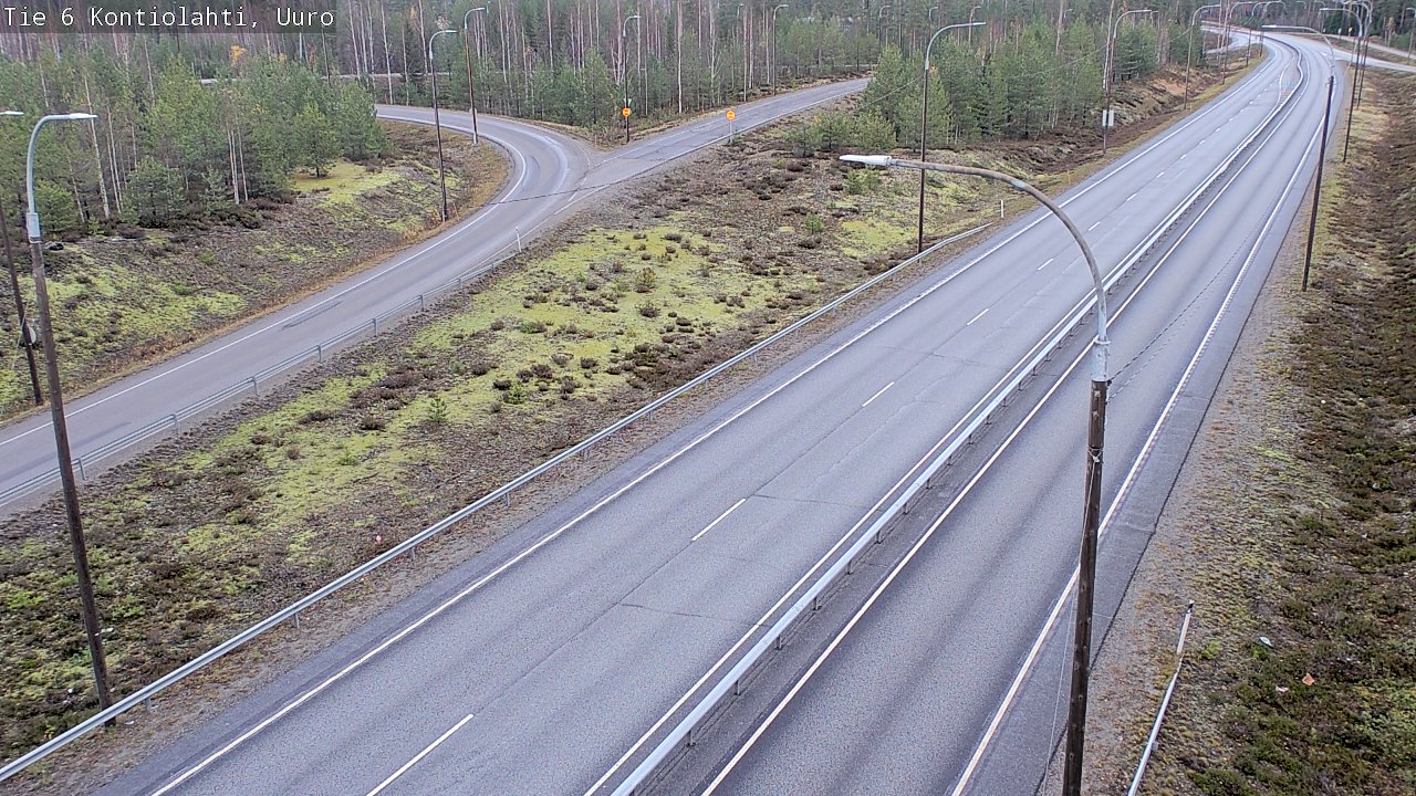 Kelikamerat Kuva Tie 6 Kontiolahti, Uuro, Kontiolahti, Pohjois-Karjala