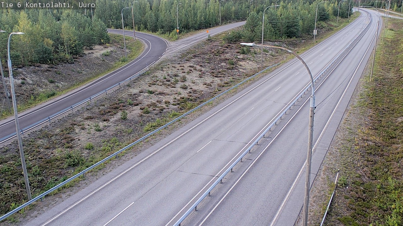 Kelikamerat Kuva Tie 6 Kontiolahti, Uuro, Kontiolahti, Pohjois-Karjala