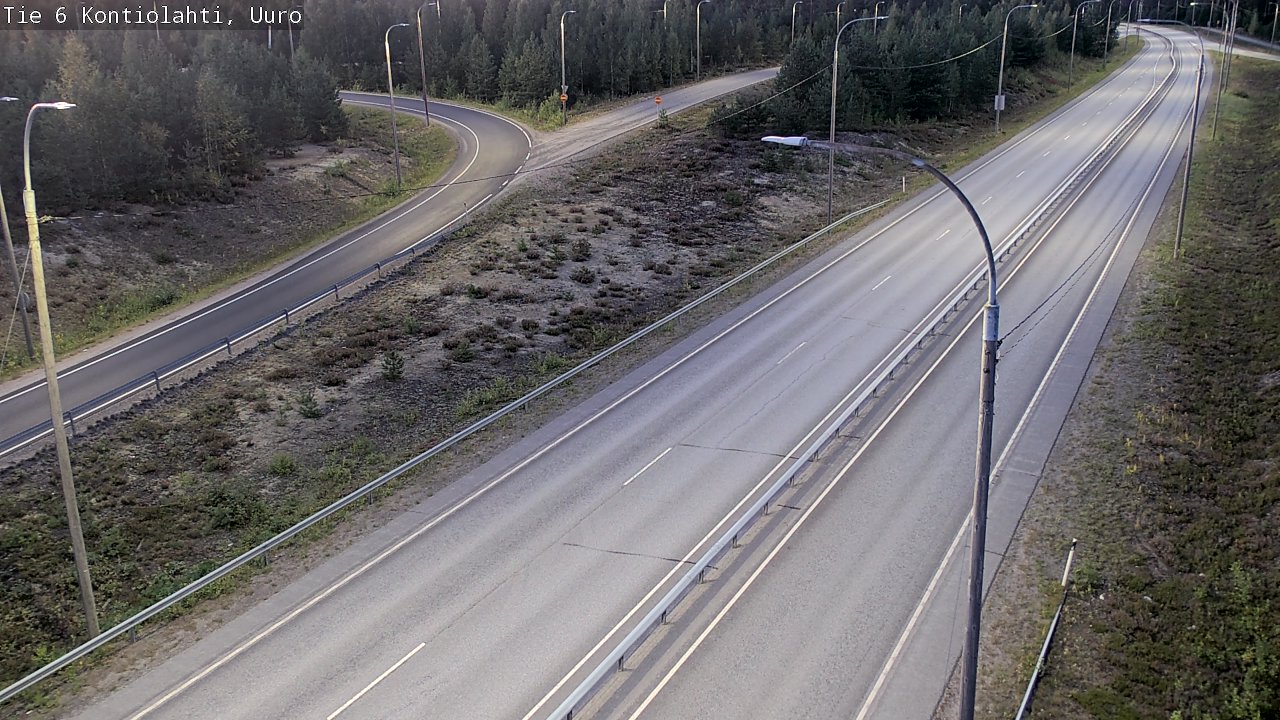 Kelikamerat Kuva Tie 6 Kontiolahti, Uuro, Kontiolahti, Pohjois-Karjala