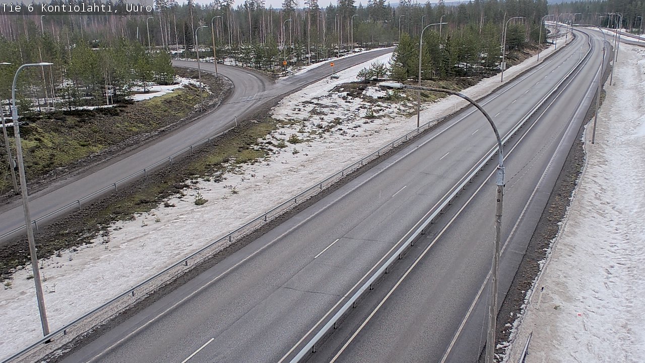 Weather Camera Image Väg 6 Kontiolax, Uuro, Kontiolahti, Pohjois-Karjala