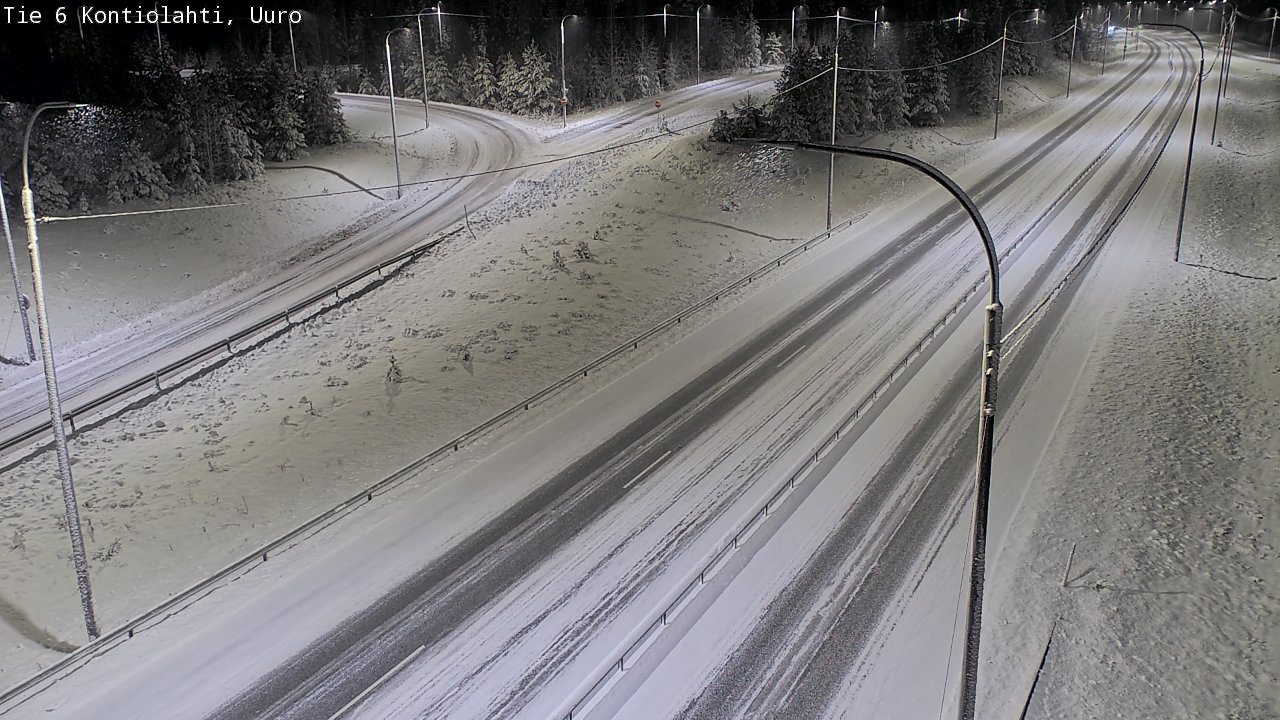 Kelikamerat Kuva Tie 6 Kontiolahti, Uuro, Kontiolahti, Pohjois-Karjala