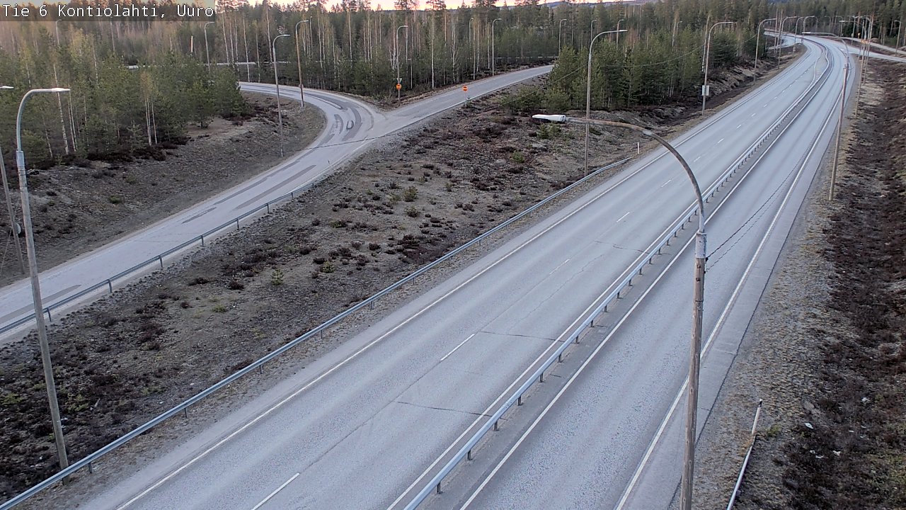 Kelikamerat Kuva Tie 6 Kontiolahti, Uuro, Kontiolahti, Pohjois-Karjala