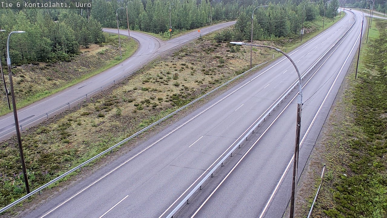 Kelikamerat Kuva Tie 6 Kontiolahti, Uuro, Kontiolahti, Pohjois-Karjala