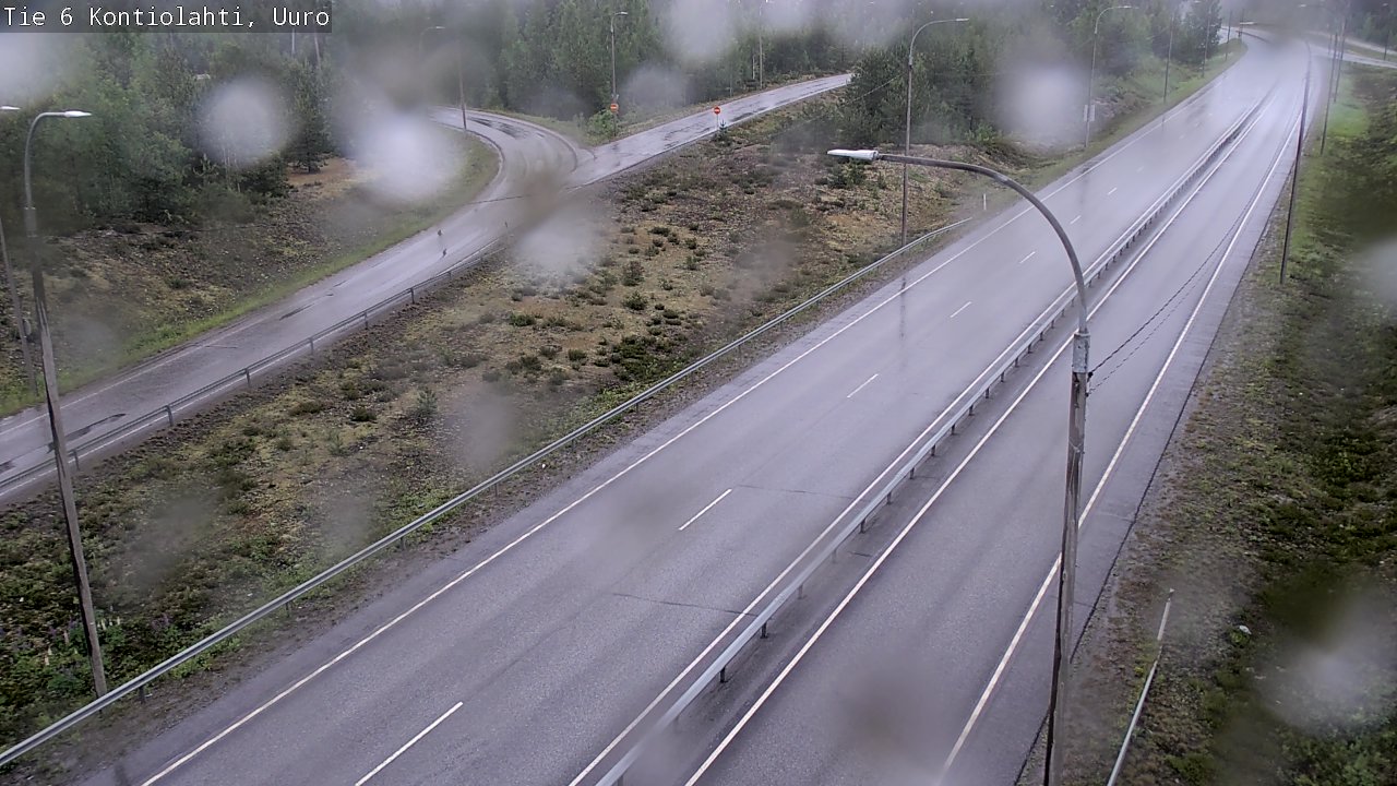 Kelikamerat Kuva Tie 6 Kontiolahti, Uuro, Kontiolahti, Pohjois-Karjala