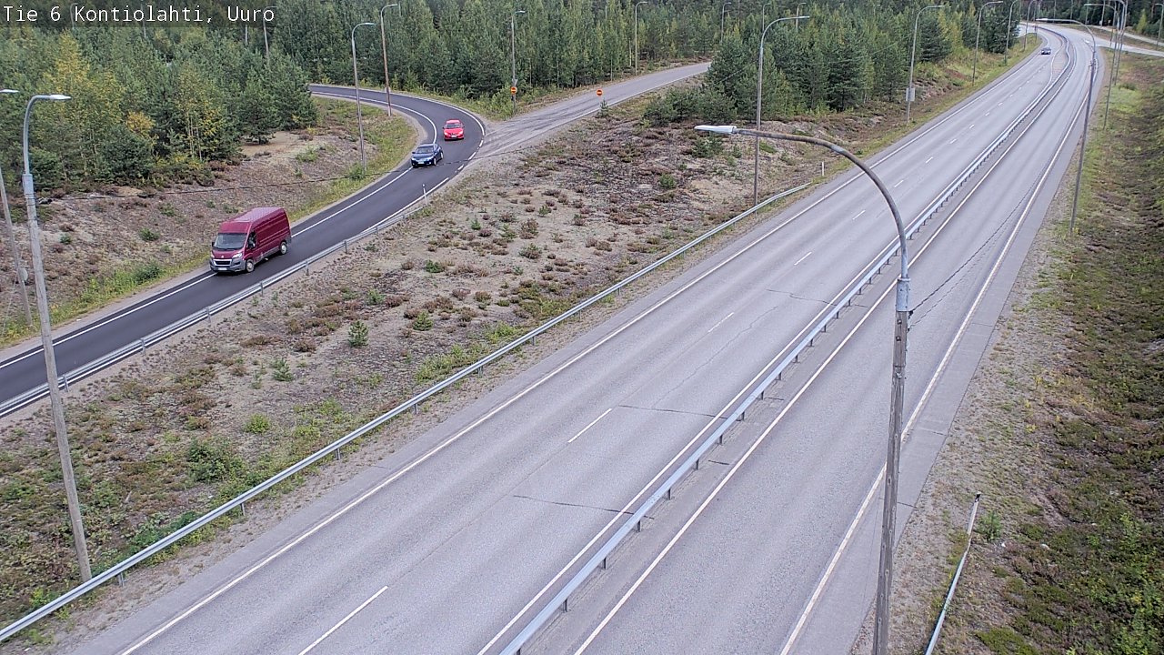Weather Camera Image Väg 6 Kontiolax, Uuro, Kontiolahti, Pohjois-Karjala