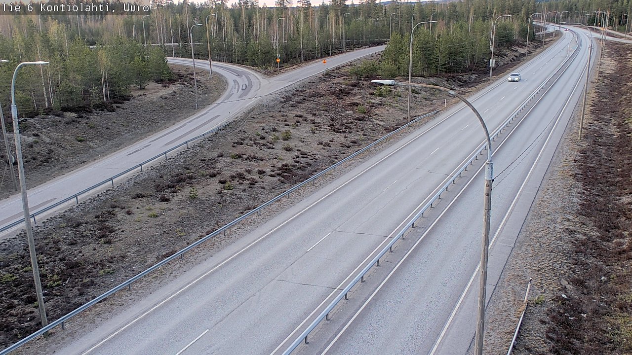Kelikamerat Kuva Tie 6 Kontiolahti, Uuro, Kontiolahti, Pohjois-Karjala