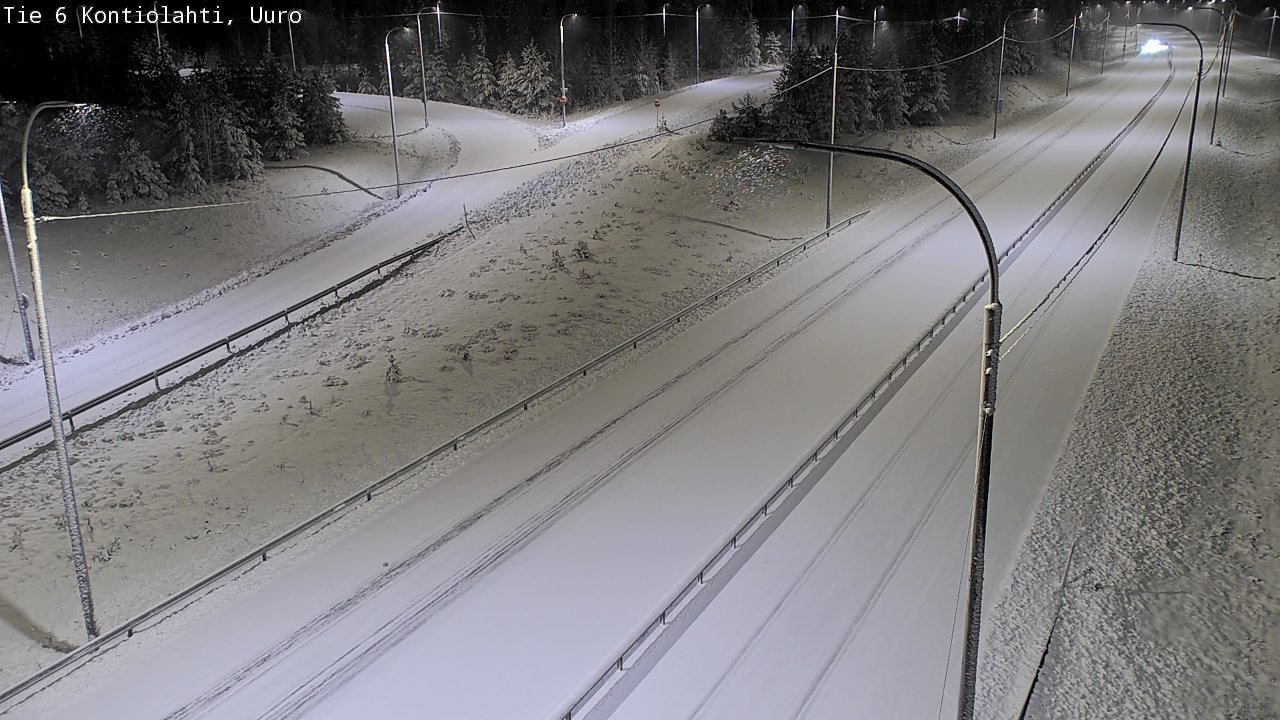 Kelikamerat Kuva Tie 6 Kontiolahti, Uuro, Kontiolahti, Pohjois-Karjala