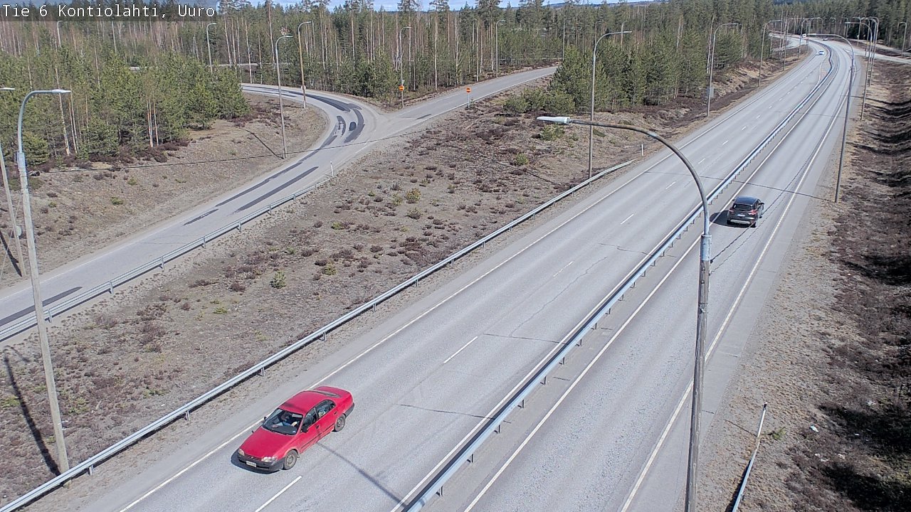 Kelikamerat Kuva Tie 6 Kontiolahti, Uuro, Kontiolahti, Pohjois-Karjala