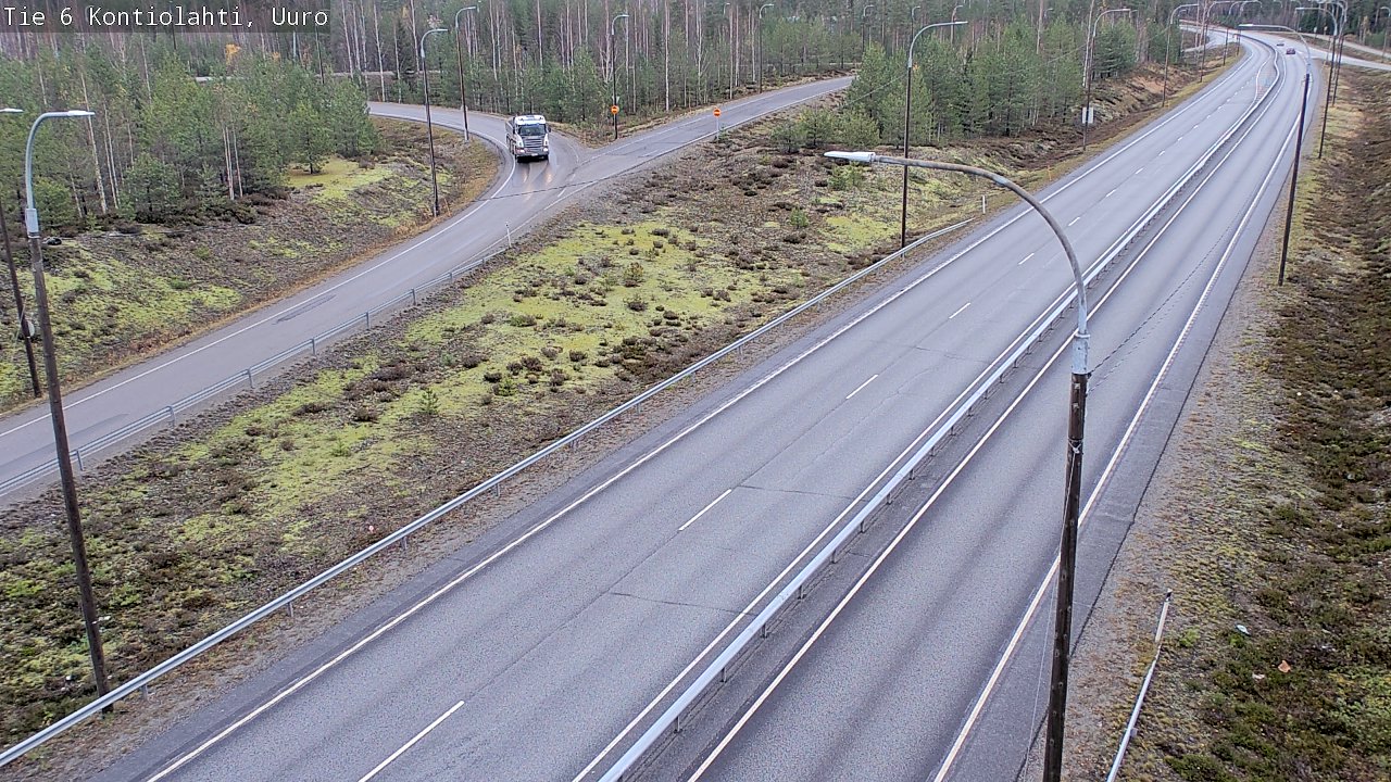 Kelikamerat Kuva Tie 6 Kontiolahti, Uuro, Kontiolahti, Pohjois-Karjala