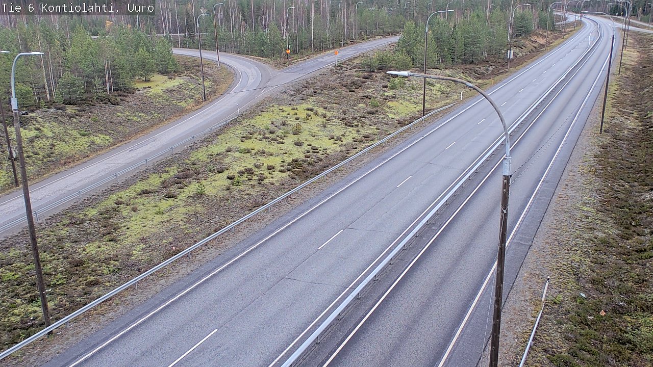 Kelikamerat Kuva Tie 6 Kontiolahti, Uuro, Kontiolahti, Pohjois-Karjala