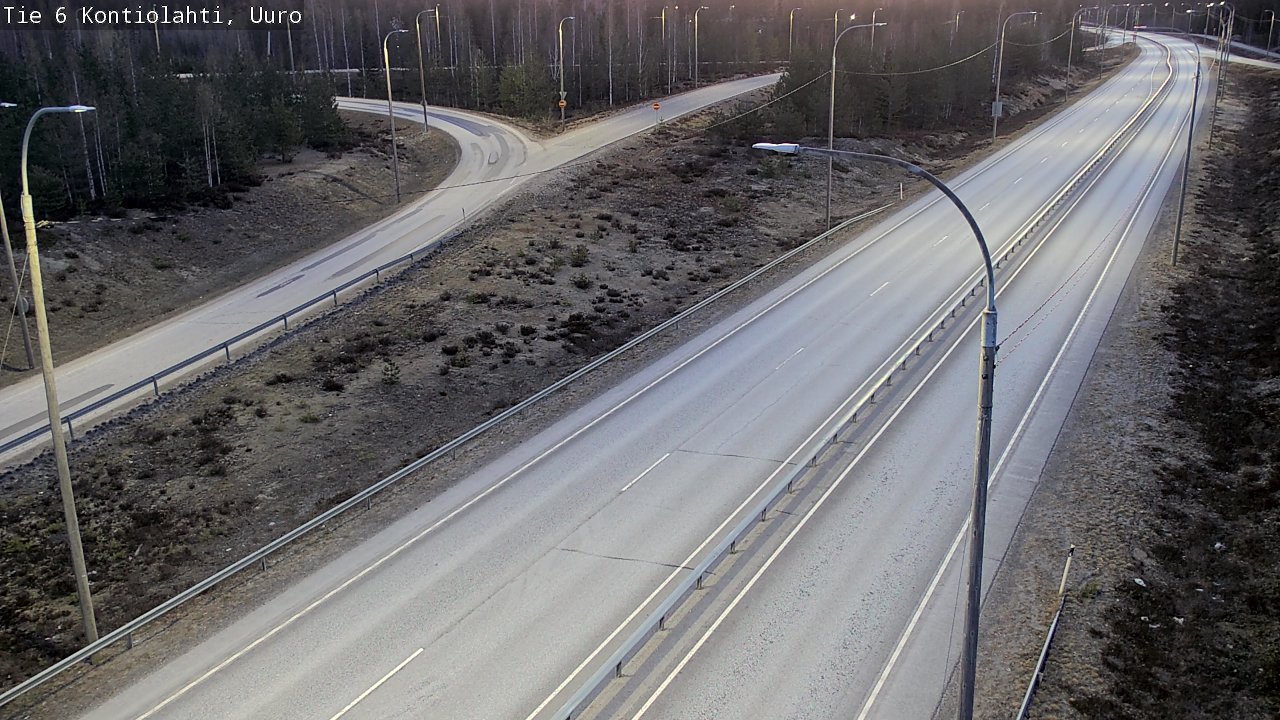 Kelikamerat Kuva Tie 6 Kontiolahti, Uuro, Kontiolahti, Pohjois-Karjala