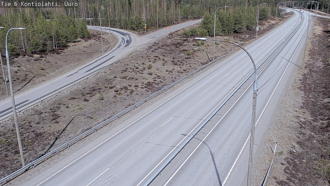 Kelikamerat Kuva Tie 6 Kontiolahti, Uuro, Kontiolahti, Pohjois-Karjala
