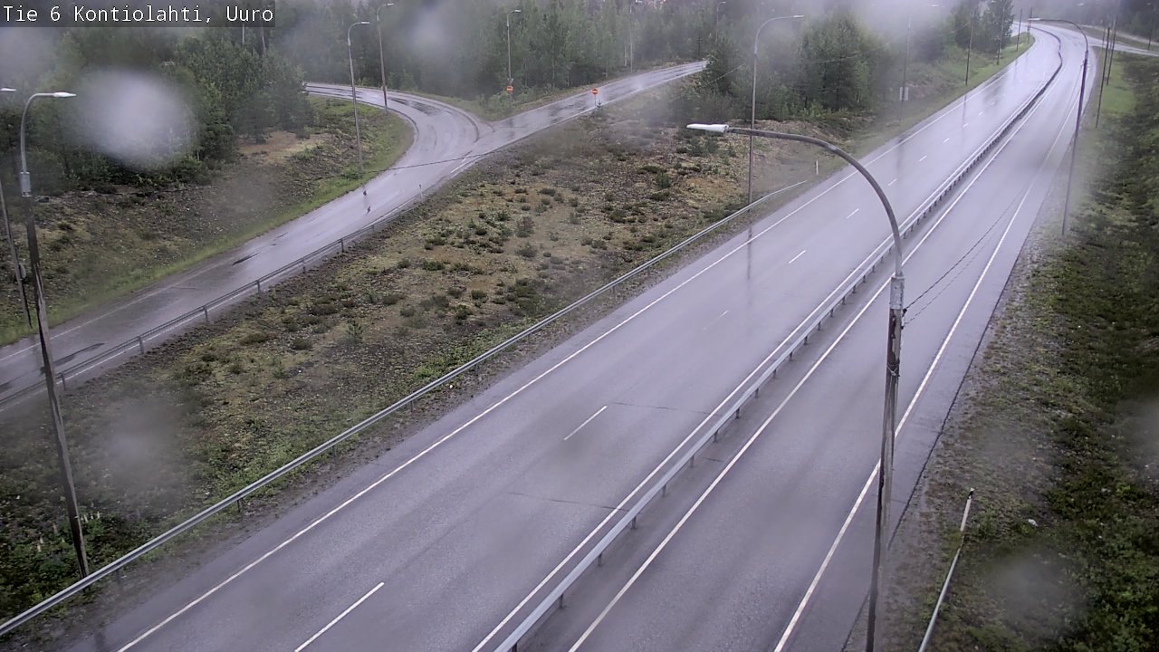 Kelikamerat Kuva Tie 6 Kontiolahti, Uuro, Kontiolahti, Pohjois-Karjala