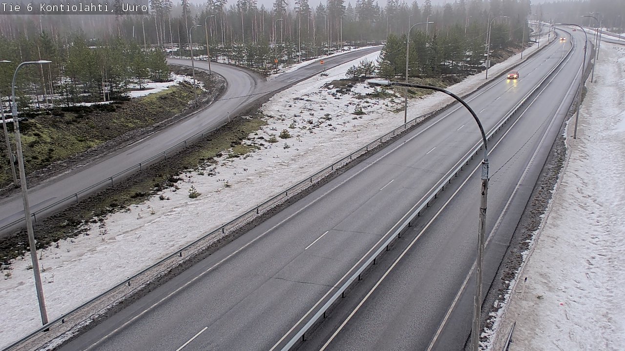 Kelikamerat Kuva Tie 6 Kontiolahti, Uuro, Kontiolahti, Pohjois-Karjala