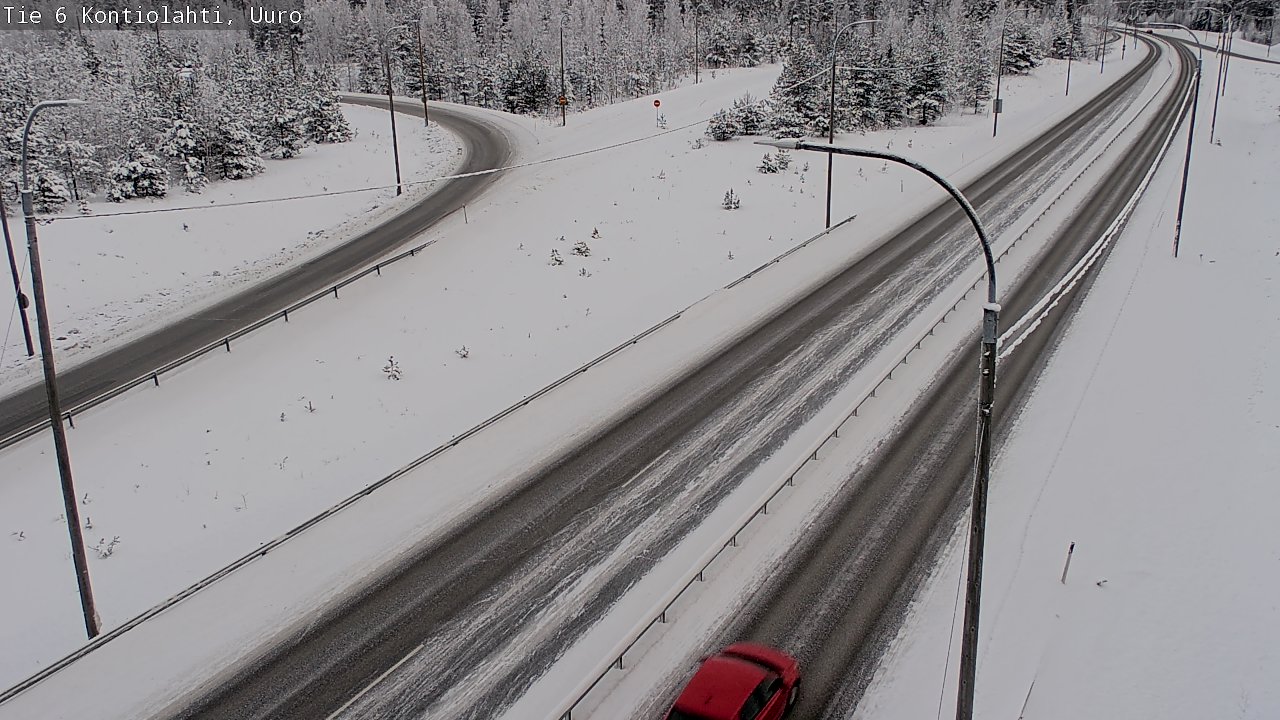 Weather Camera Image Road 6 Kontiolahti, Uuro, Kontiolahti, Pohjois-Karjala