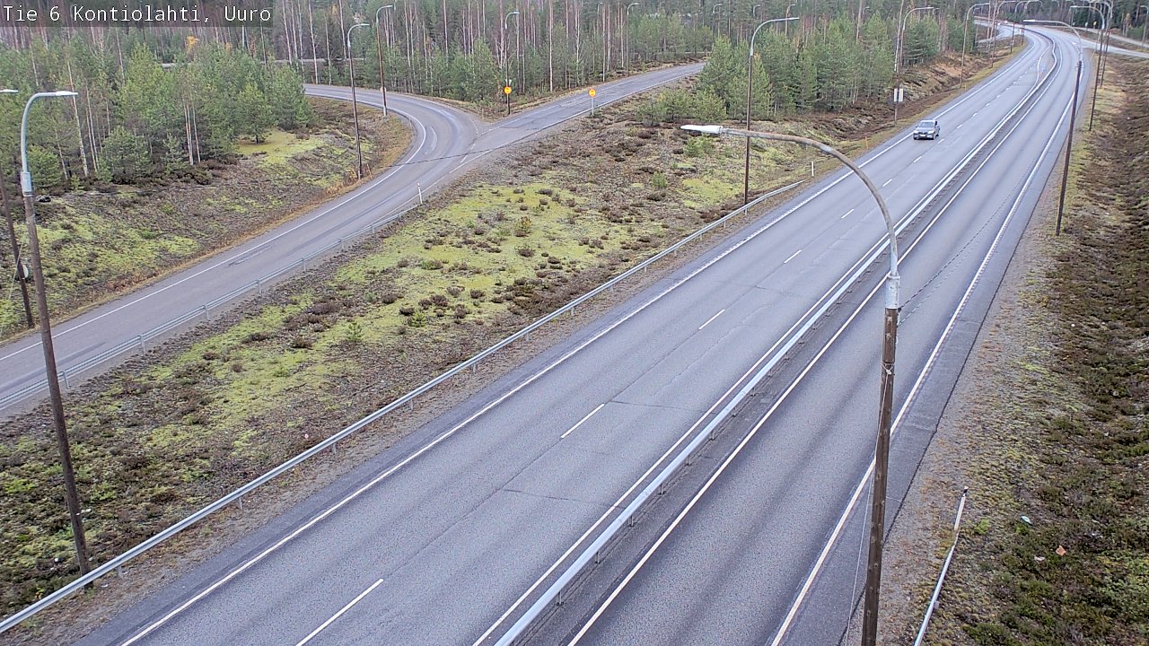 Kelikamerat Kuva Tie 6 Kontiolahti, Uuro, Kontiolahti, Pohjois-Karjala