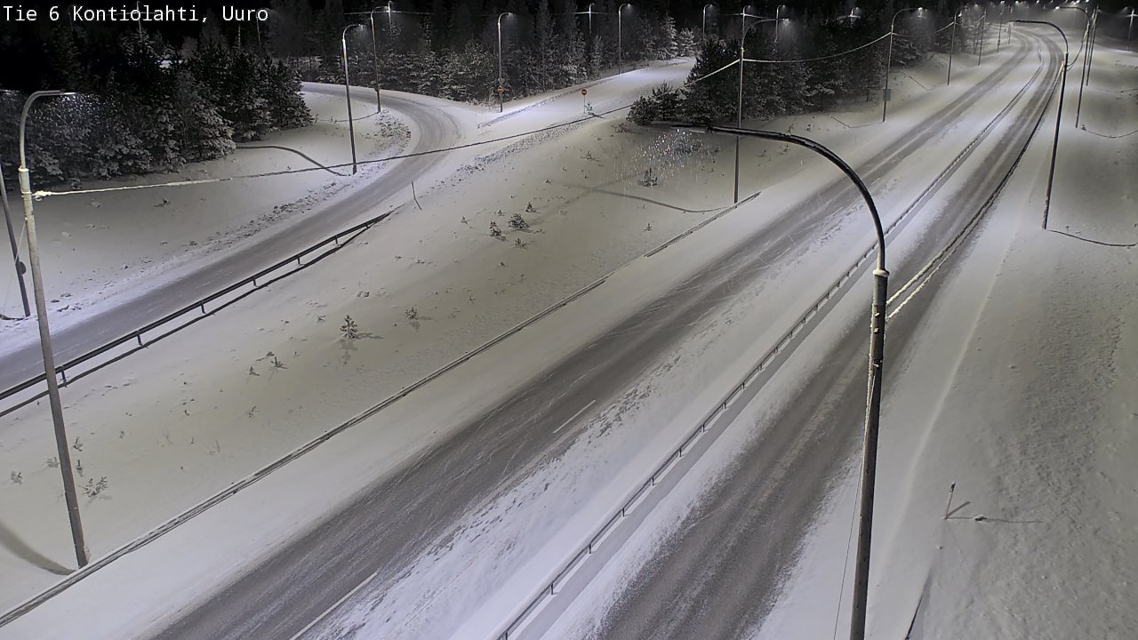 Weather Camera Image Road 6 Kontiolahti, Uuro, Kontiolahti, Pohjois-Karjala
