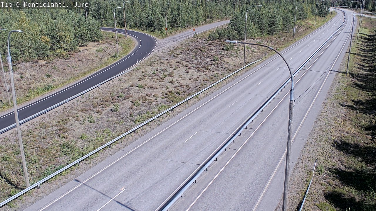 Kelikamerat Kuva Tie 6 Kontiolahti, Uuro, Kontiolahti, Pohjois-Karjala