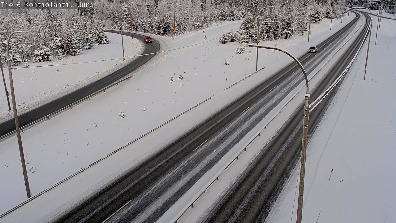 Weather Camera Image Road 6 Kontiolahti, Uuro, Kontiolahti, Pohjois-Karjala