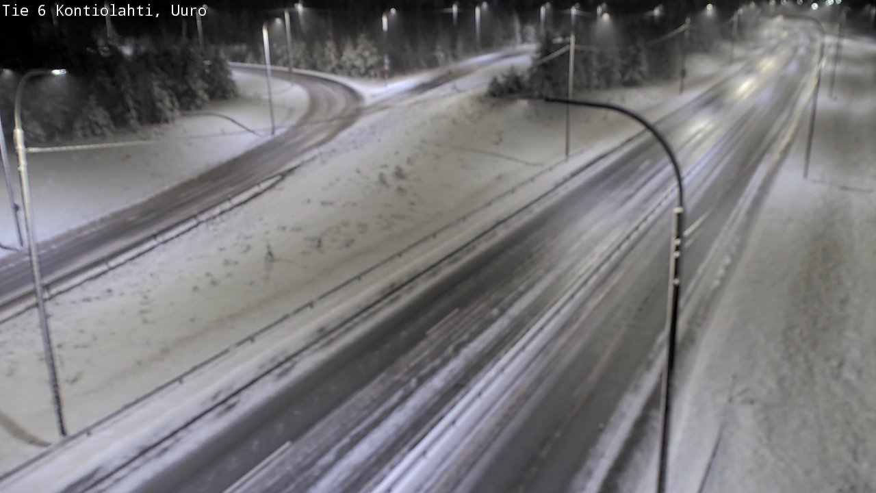 Weather Camera Image Väg 6 Kontiolax, Uuro, Kontiolahti, Pohjois-Karjala
