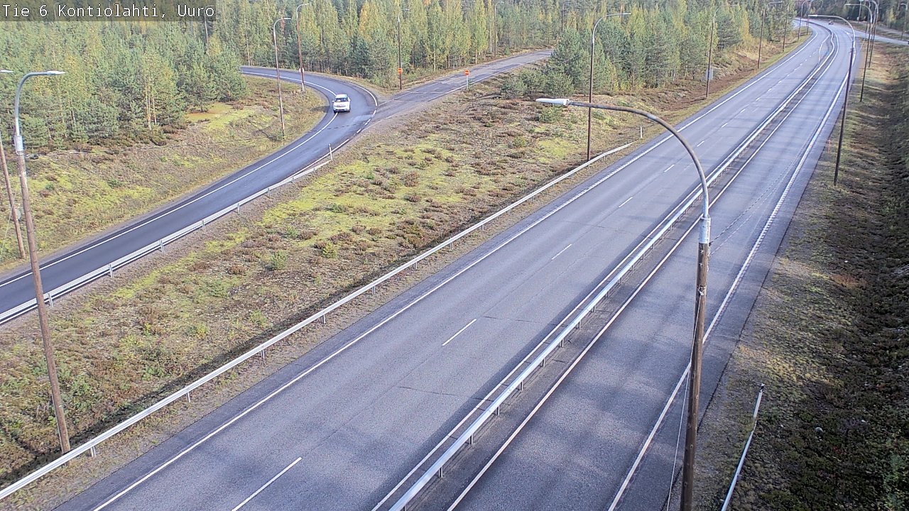 Kelikamerat Kuva Tie 6 Kontiolahti, Uuro, Kontiolahti, Pohjois-Karjala