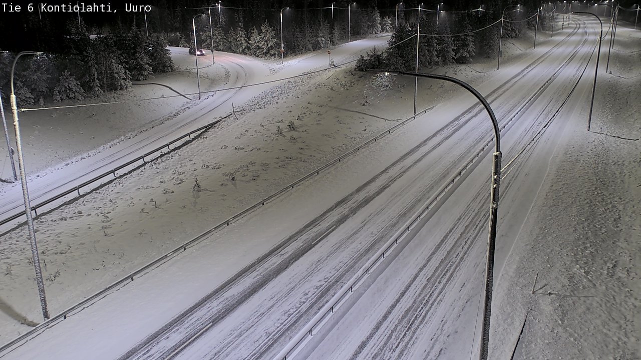 Kelikamerat Kuva Tie 6 Kontiolahti, Uuro, Kontiolahti, Pohjois-Karjala