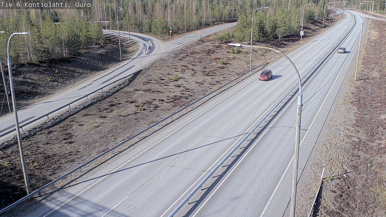Kelikamerat Kuva Tie 6 Kontiolahti, Uuro, Kontiolahti, Pohjois-Karjala