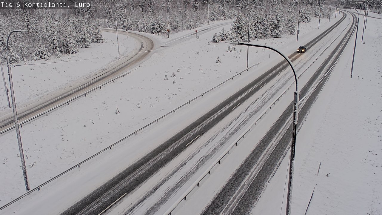Kelikamerat Kuva Tie 6 Kontiolahti, Uuro, Kontiolahti, Pohjois-Karjala
