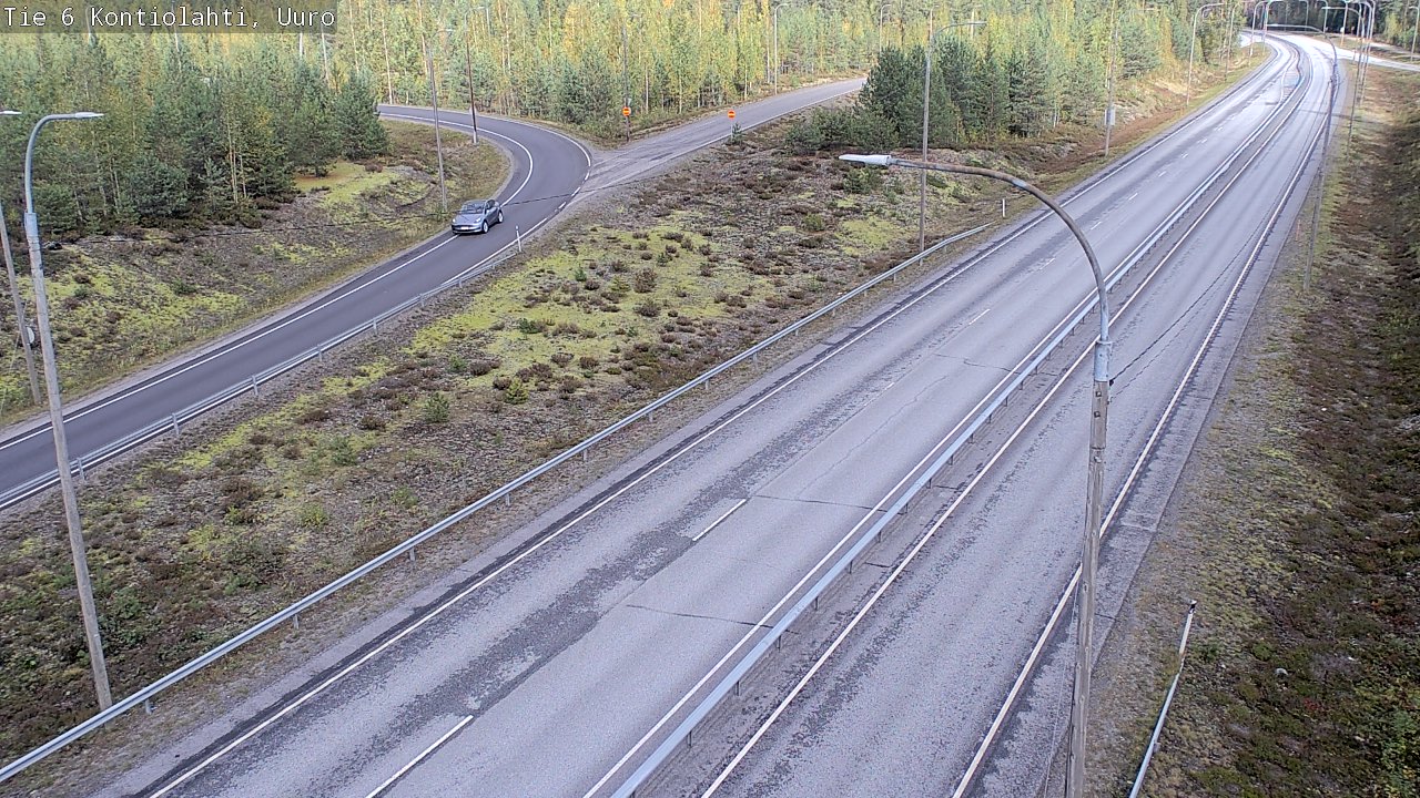 Kelikamerat Kuva Tie 6 Kontiolahti, Uuro, Kontiolahti, Pohjois-Karjala