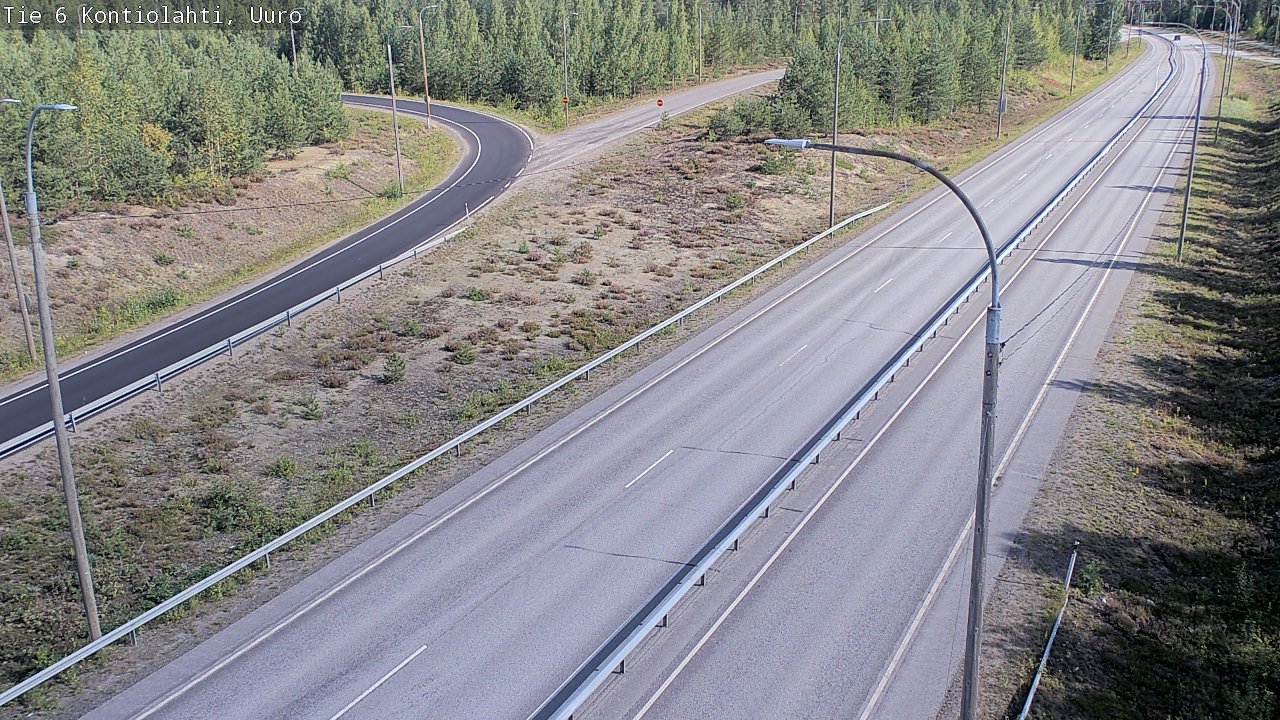 Kelikamerat Kuva Tie 6 Kontiolahti, Uuro, Kontiolahti, Pohjois-Karjala