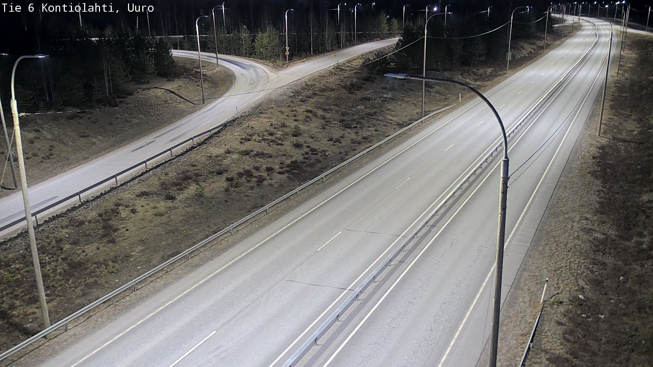 Kelikamerat Kuva Tie 6 Kontiolahti, Uuro, Kontiolahti, Pohjois-Karjala