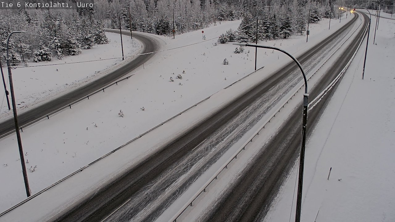 Weather Camera Image Road 6 Kontiolahti, Uuro, Kontiolahti, Pohjois-Karjala