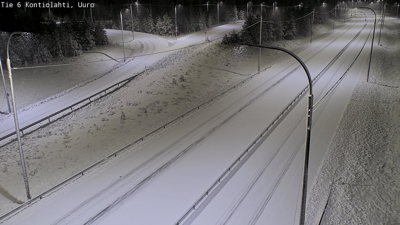 Kelikamerat Kuva Tie 6 Kontiolahti, Uuro, Kontiolahti, Pohjois-Karjala