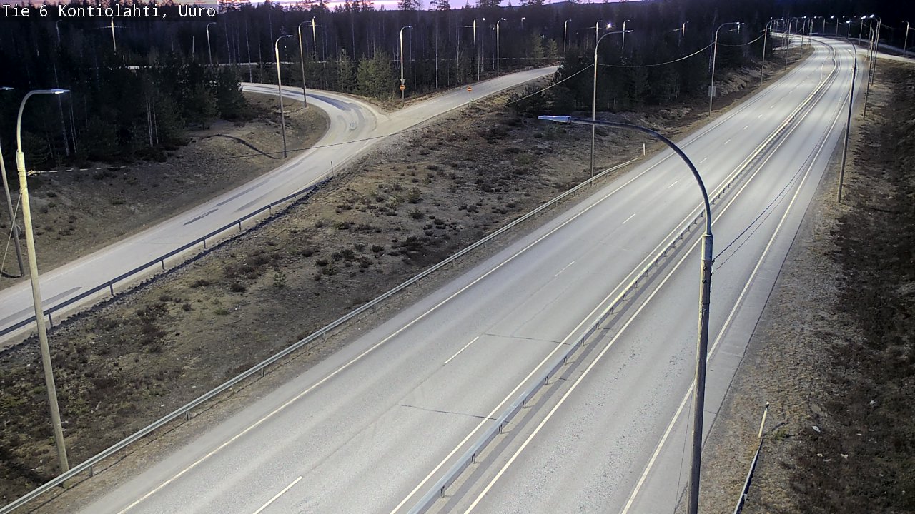 Kelikamerat Kuva Tie 6 Kontiolahti, Uuro, Kontiolahti, Pohjois-Karjala