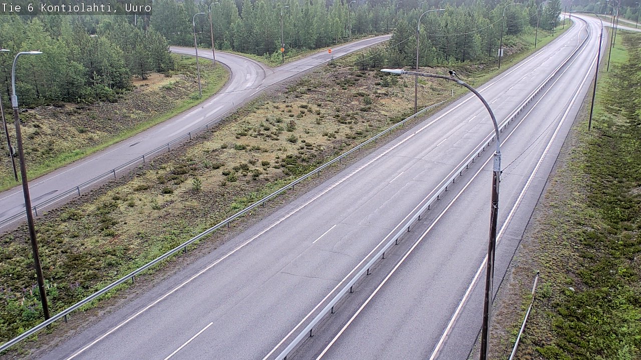 Kelikamerat Kuva Tie 6 Kontiolahti, Uuro, Kontiolahti, Pohjois-Karjala