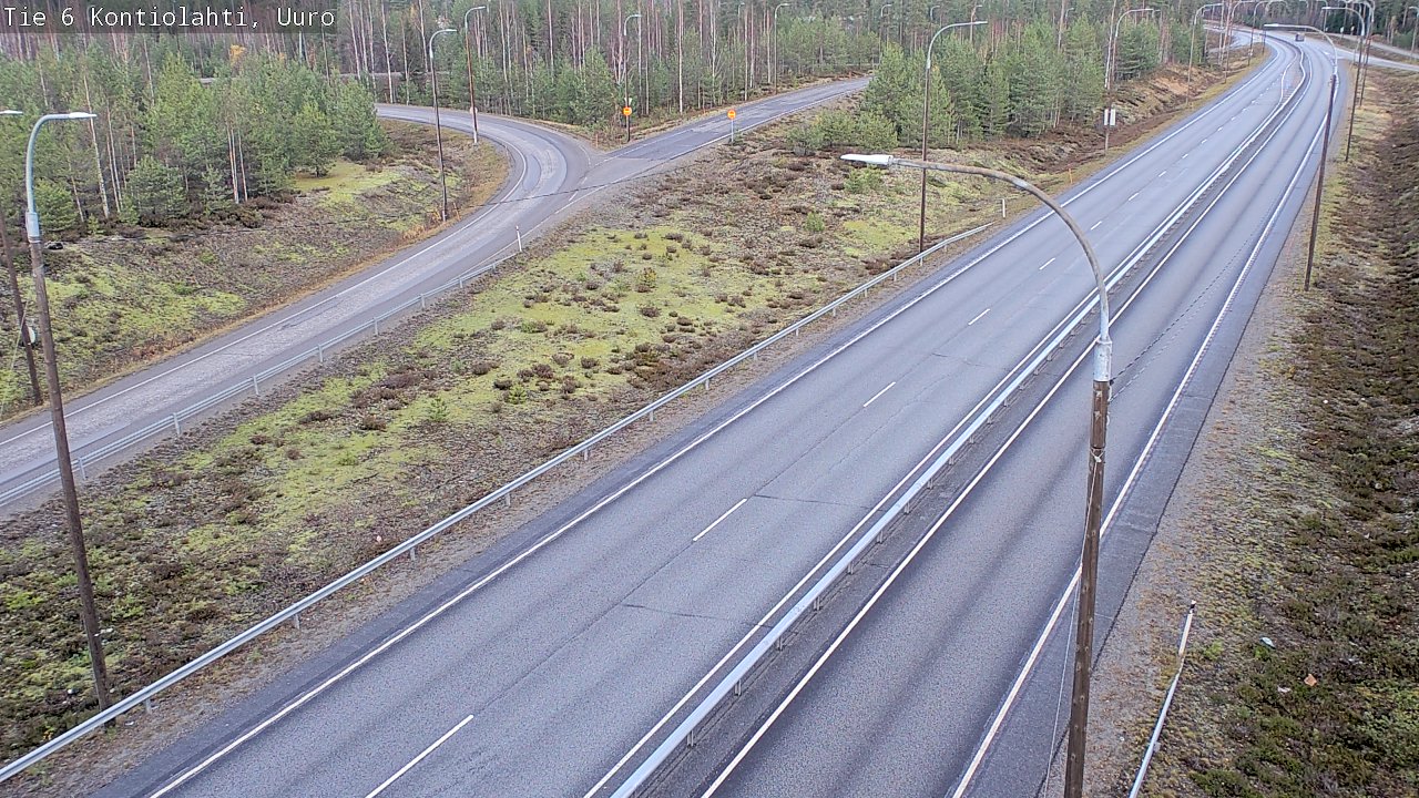 Kelikamerat Kuva Tie 6 Kontiolahti, Uuro, Kontiolahti, Pohjois-Karjala
