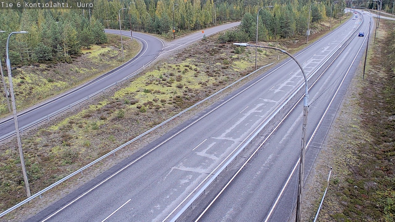 Kelikamerat Kuva Tie 6 Kontiolahti, Uuro, Kontiolahti, Pohjois-Karjala